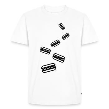 Burrito Icon - Men's Premium Organic T-Shirt - white - Front - Nico (187cm)