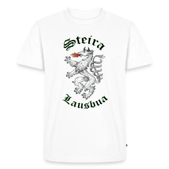 Styrie - T-shirt Premium bio Homme - blanc - Devant - Nico (187cm)