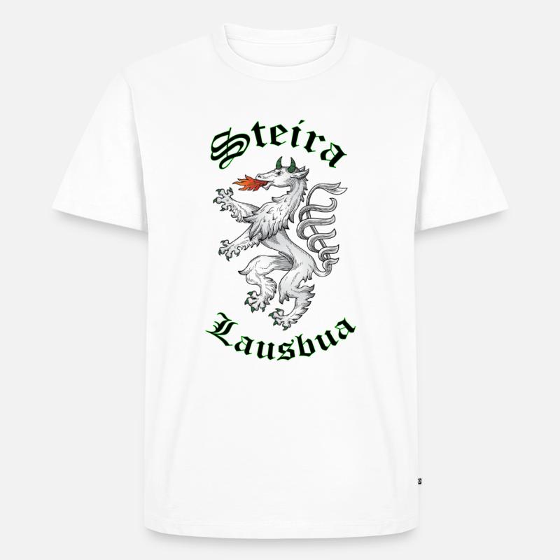 Steiermark - Männer Premium Bio T-Shirt - Weiß