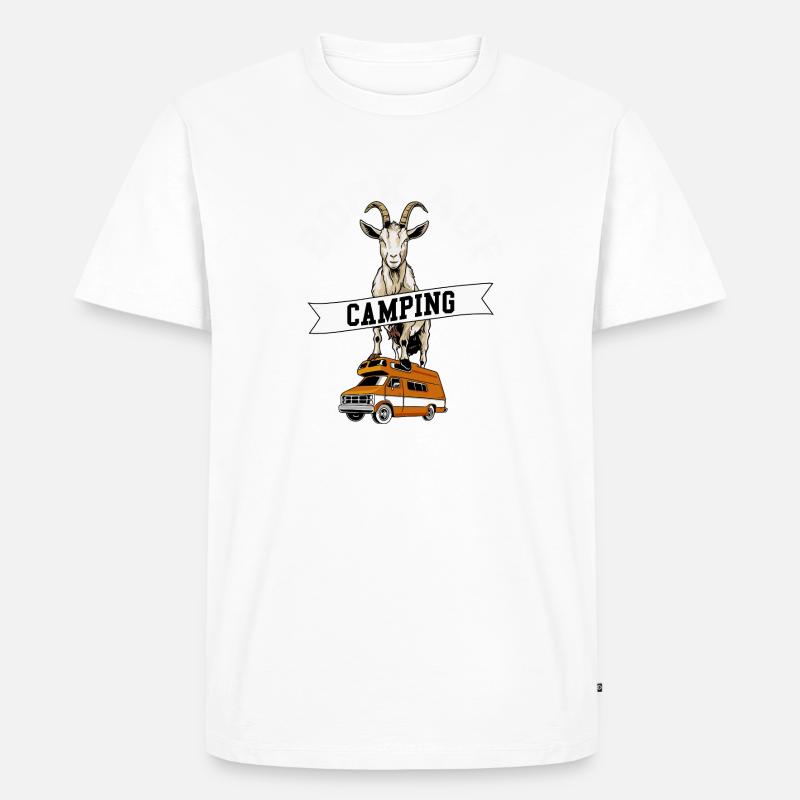 Bock auf Camping - Männer Premium Bio T-Shirt - undefined