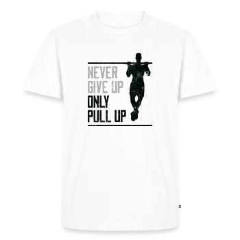 Motivation physique - T-shirt Premium bio Homme - blanc - Devant - Nico (187cm)