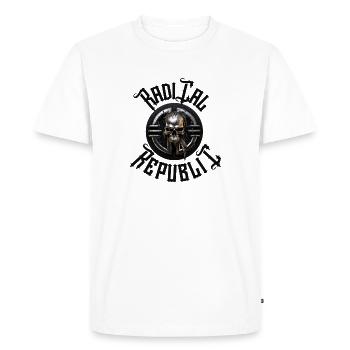 Black Skull - T-shirt Premium bio Homme - blanc - Devant - Nico (187cm)
