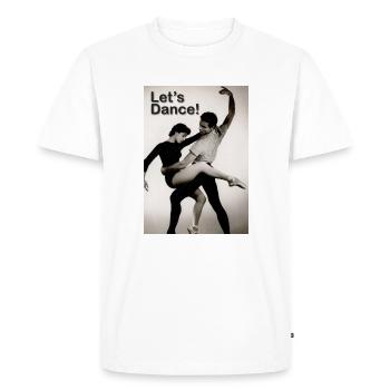 Let's Dance - Men's Premium Organic T-Shirt - white - Front - Nico (187cm)