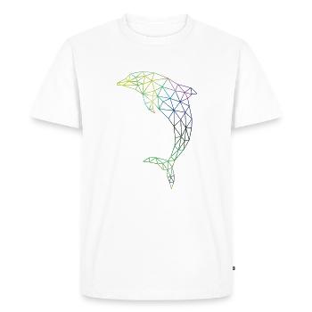 Delfin - T-shirt Premium bio Homme - blanc - Devant - Nico (187cm)