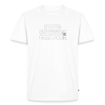 Soundsystem - Männer Premium Bio T-Shirt - Weiß - Vorne - Nico (187cm)