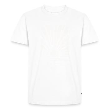 East Coast Sunrise - T-shirt Premium bio Homme - blanc - Devant - Nico (187cm)