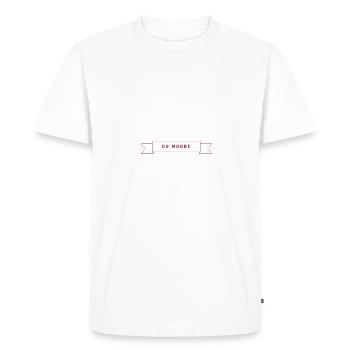 Meilleur Tonton du Monde - T-shirt Premium bio Homme - blanc - Devant - Nico (187cm)