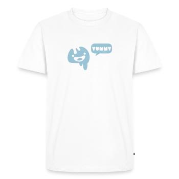 glace - glace - été - T-shirt Premium bio Homme - blanc - Devant - Nico (187cm)