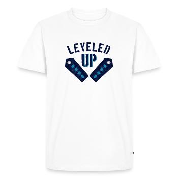 Police promotion au cadeau PHM - T-shirt Premium bio Homme - blanc - Devant - Nico (187cm)