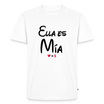 ella_es_mia - T-shirt Premium bio Homme - blanc - Devant - Nico (187cm)