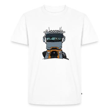 Camion 0813 R - T-shirt Premium bio Homme - blanc - Devant - Nico (187cm)