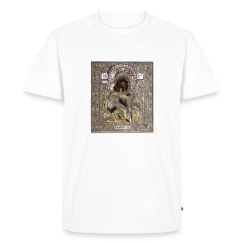 Icon. Orthodox icon - Men's Premium Organic T-Shirt - white - Front - Nico (187cm)