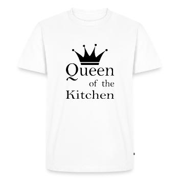 Cuisine cuisine cuisine cuisine Food Kitchen - T-shirt Premium bio Homme - blanc - Devant - Nico (187cm)