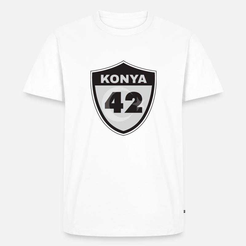 Konya - Männer Premium Bio T-Shirt - Weiß