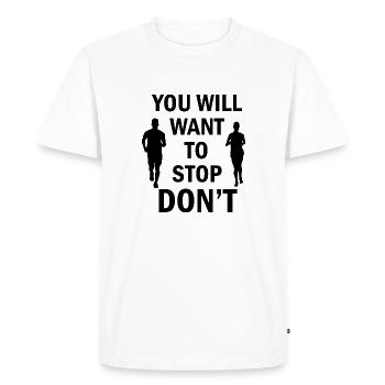 Fußball Football - T-shirt Premium bio Homme - blanc - Devant - Nico (187cm)