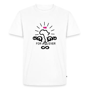 regal roots - T-shirt Premium bio Homme - blanc - Devant - Nico (187cm)