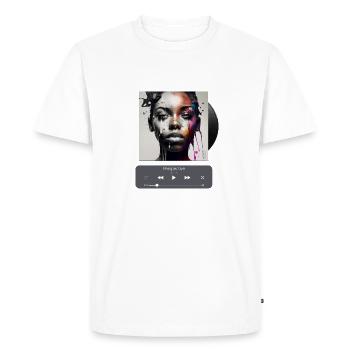 Perspective, Album cover, Art of music, AI shirts - Men's Premium Organic T-Shirt - white - Front - Nico (187cm)