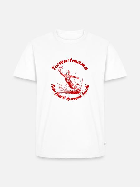 Towart Mama rot - Männer Premium Bio T-Shirt - Weiß