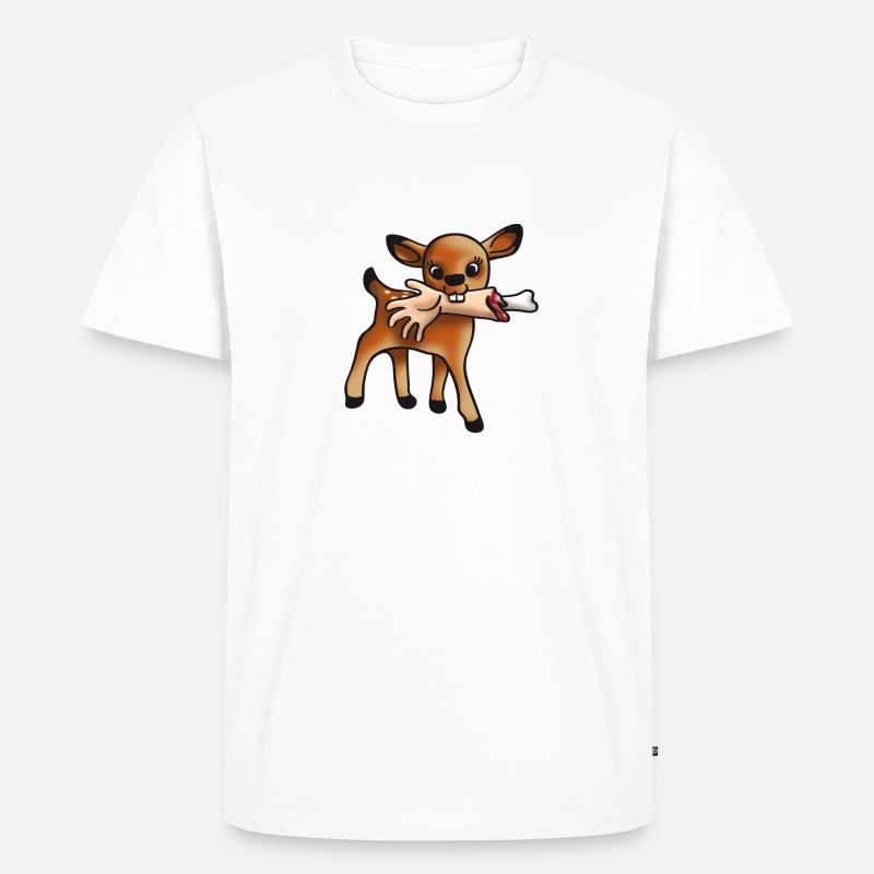 Bambi-Killer - Männer Premium Bio T-Shirt - Weiß