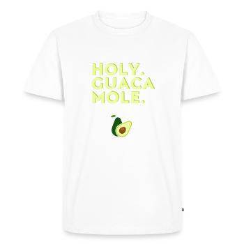GUACAMOLE SACRÉ - T-shirt Premium bio Homme - blanc - Devant - Nico (187cm)