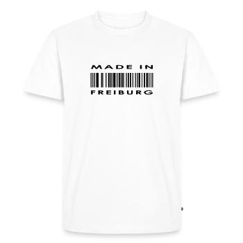 Fribourg - T-shirt Premium bio Homme - blanc - Devant - Nico (187cm)