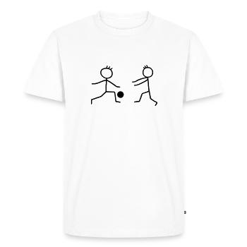 Ball sport - Handball - Basketball - Men's Premium Organic T-Shirt - white - Front - Nico (187cm)