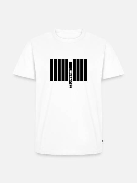 Be Different - Men's Premium Organic T-Shirt - white