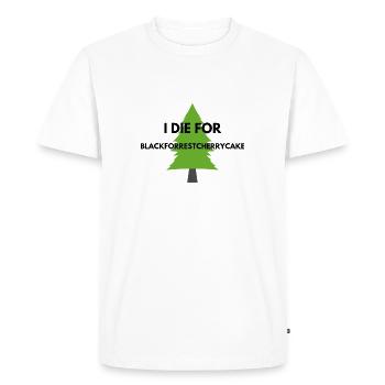 Black Forest - Men's Premium Organic T-Shirt - white - Front - Nico (187cm)