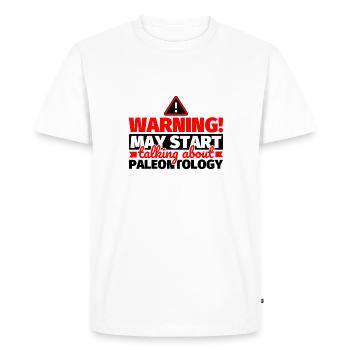 Paléontologie dicton drôle - T-shirt Premium bio Homme - blanc - Devant - Nico (187cm)
