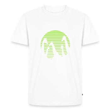 Giraffes / Giraffen / Girafes / Jirafas / Giraffe - Men's Premium Organic T-Shirt - white - Front - Nico (187cm)