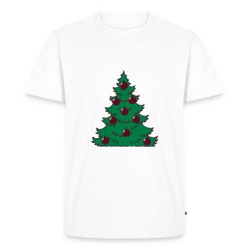 Christmas Christmas Christmas balls - Men's Premium Organic T-Shirt - white - Front - Nico (187cm)