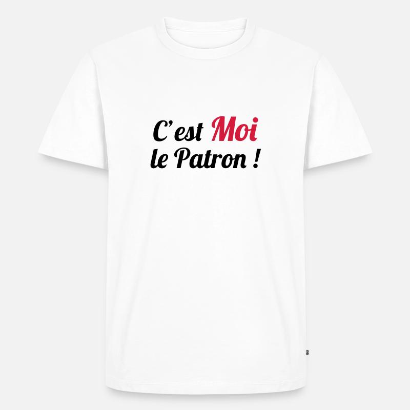 c'est MOI le Patron ! - Männer Premium Bio T-Shirt - undefined
