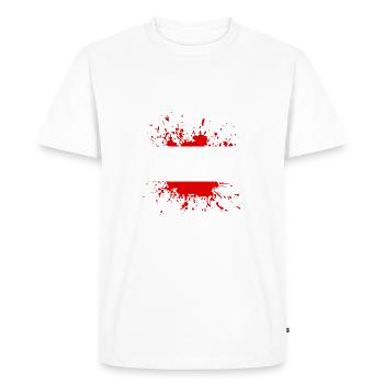 Autriche Autriche Autriche Autriche - T-shirt Premium bio Homme - blanc - Devant - Nico (187cm)