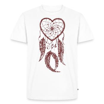 Attrape-rêves - T-shirt Premium bio Homme - blanc - Devant - Nico (187cm)