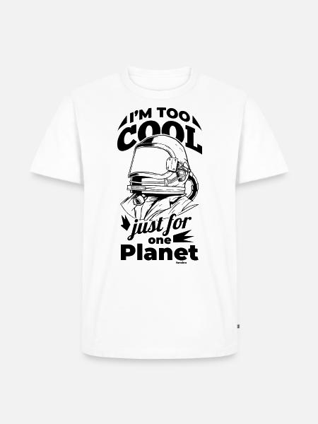Astronaut - Men's Premium Organic T-Shirt - white