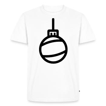 Christmas Ball - Men's Premium Organic T-Shirt - white - Front - Nico (187cm)