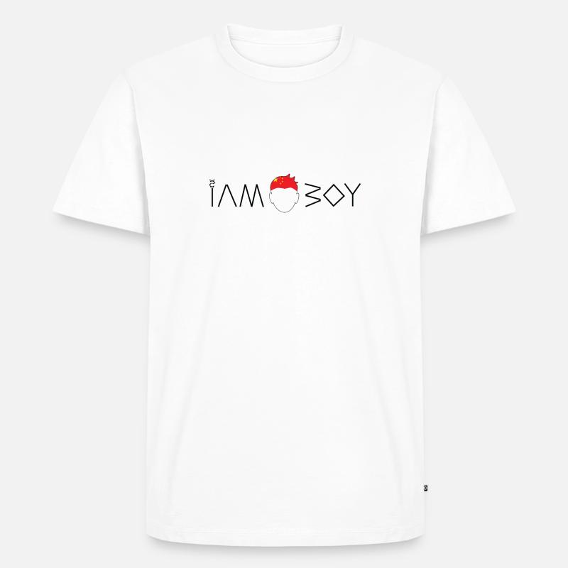 Ich bin ein chinesischer Junge - Männer Premium Bio T-Shirt - Weiß