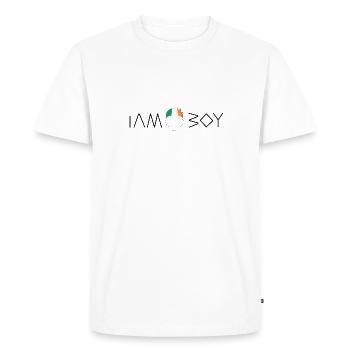 I am an Irish boy - Men's Premium Organic T-Shirt - white - Front - Nico (187cm)