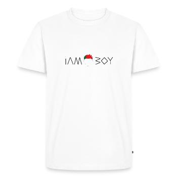 Je suis portugais - T-shirt Premium bio Homme - blanc - Devant - Nico (187cm)