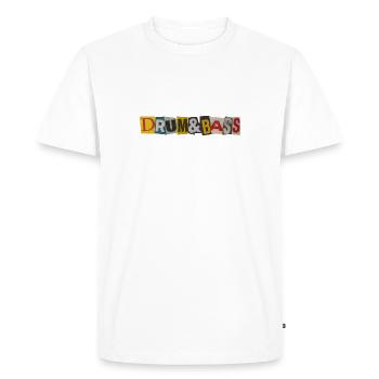 Drum & Bass Mag - Men's Premium Organic T-Shirt - white - Front - Nico (187cm)