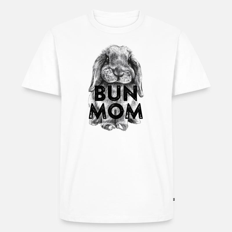 Bun Mom #2 - Männer Premium Bio T-Shirt - Weiß
