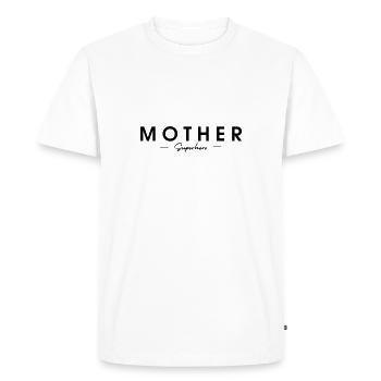Mother superhero - T-shirt Premium bio Homme - blanc - Devant - Nico (187cm)