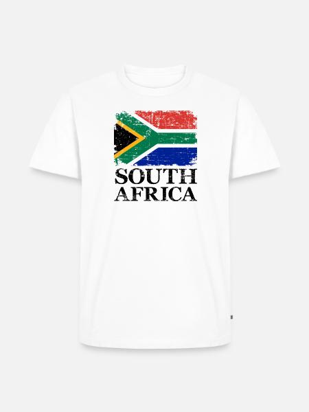 South Africa - Men's Premium Organic T-Shirt - white