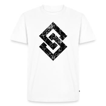 vector graphic graphic vector Vektorgrafik - Men's Premium Organic T-Shirt - white - Front - Nico (187cm)