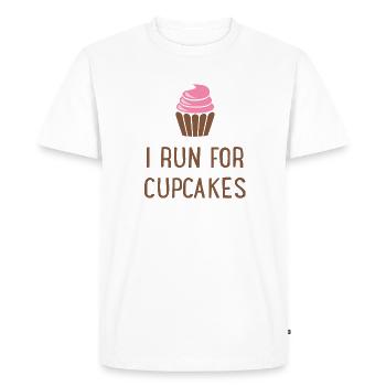Cupcakes - T-shirt Premium bio Homme - blanc - Devant - Nico (187cm)