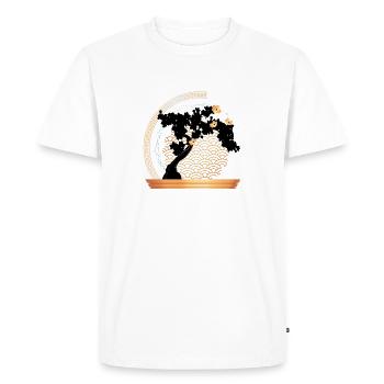 Tree - Men's Premium Organic T-Shirt - white - Front - Nico (187cm)