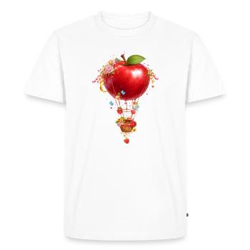 Fantasme de montgolfière Apple - T-shirt Premium bio Homme - blanc - Devant - Nico (187cm)