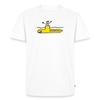 Sous-marin / sous-marin - T-shirt Premium bio Homme - blanc - Devant - Nico (187cm)