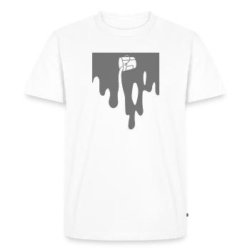 background paint paint bucket painter me - Men's Premium Organic T-Shirt - white - Front - Nico (187cm)