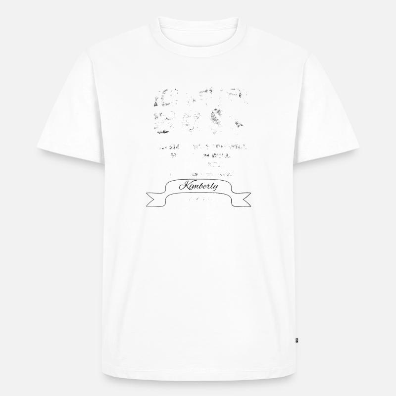 Geschenk Kimberly - Männer Premium Bio T-Shirt - Weiß